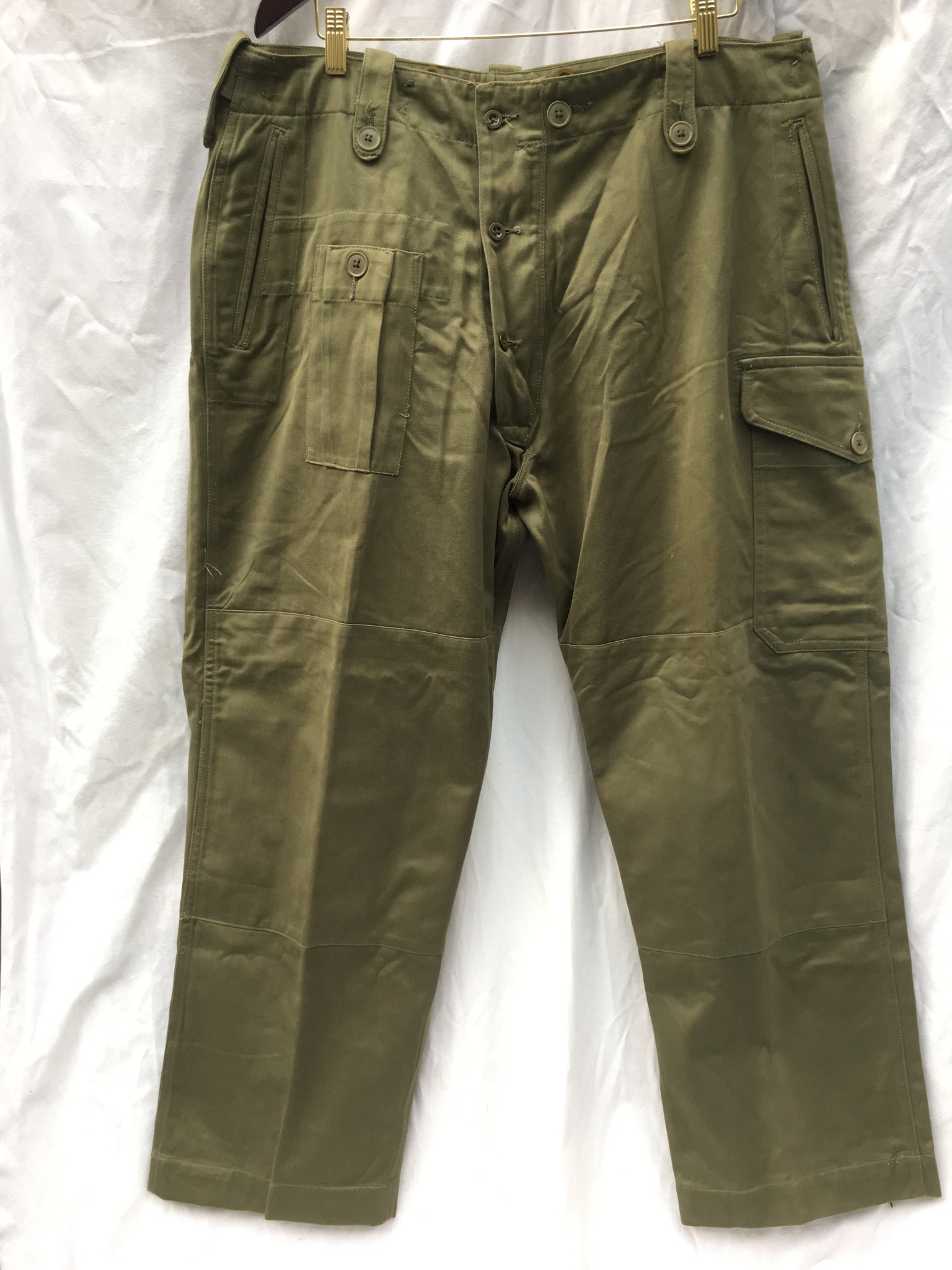 50's Vintage Dead Stock British Army 1952 Pattern Combat Trousers