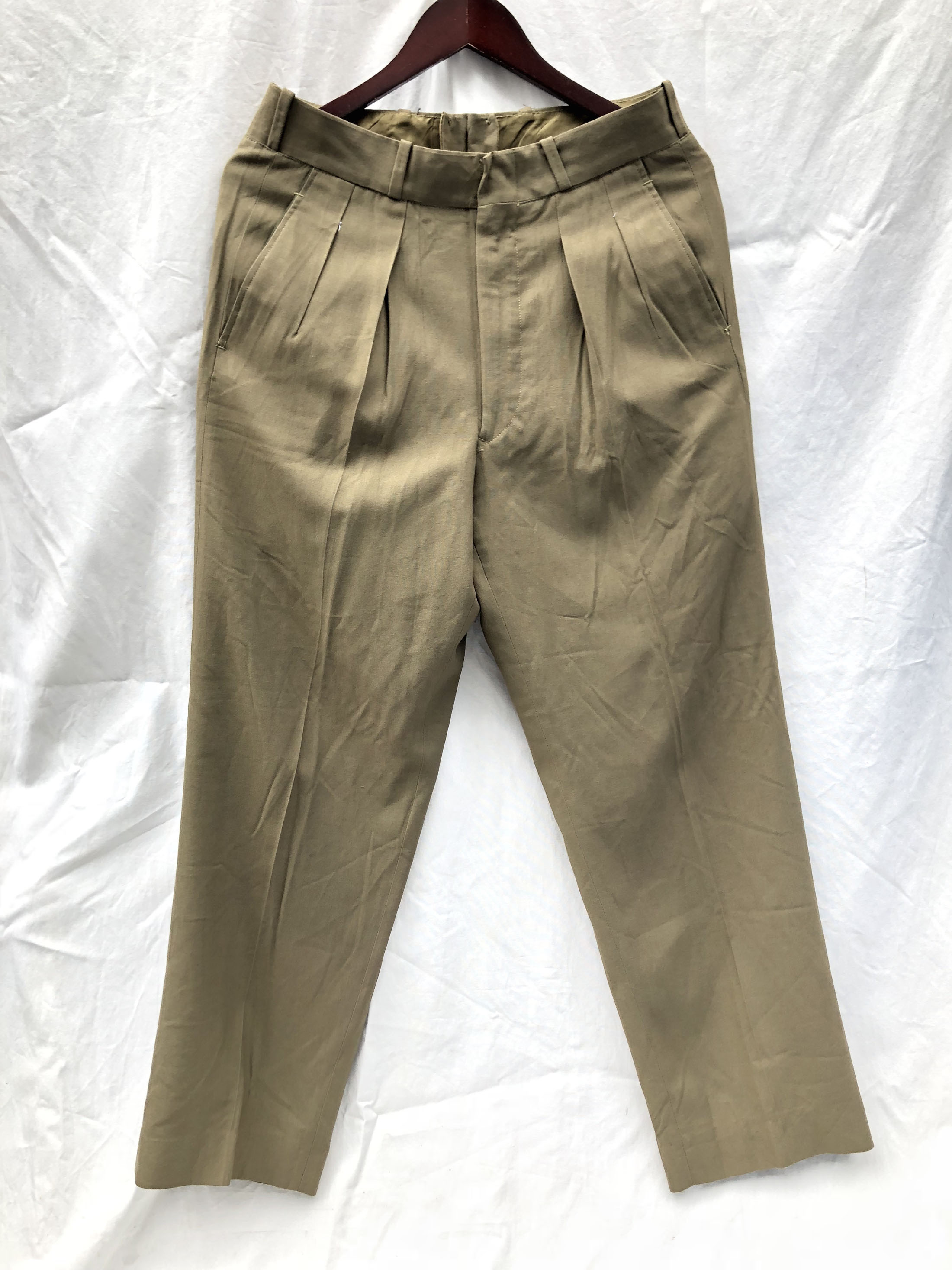 60's Vintage Dead Stock Canadian Army 1954 Pattern Service Dress Summer Trousers
