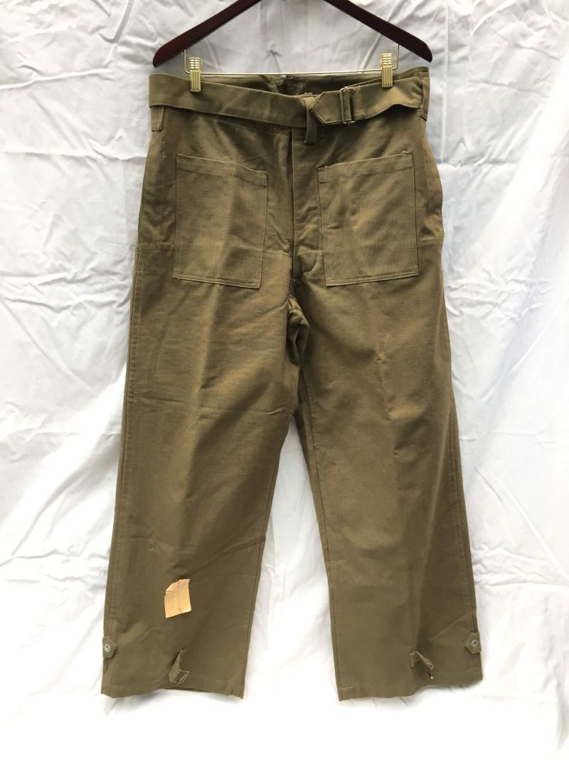40-50's Vintage Dead Stock French Army Motorcycle Pants :: illminate